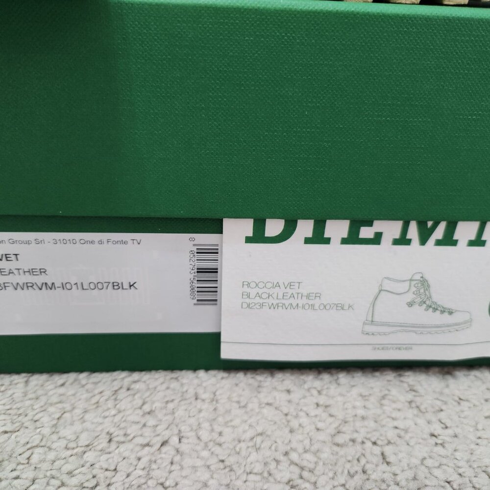 Diemme Roccia Vet Black Full-Grain Leather Hiking Boots EU 46 - Picture 10 of 12